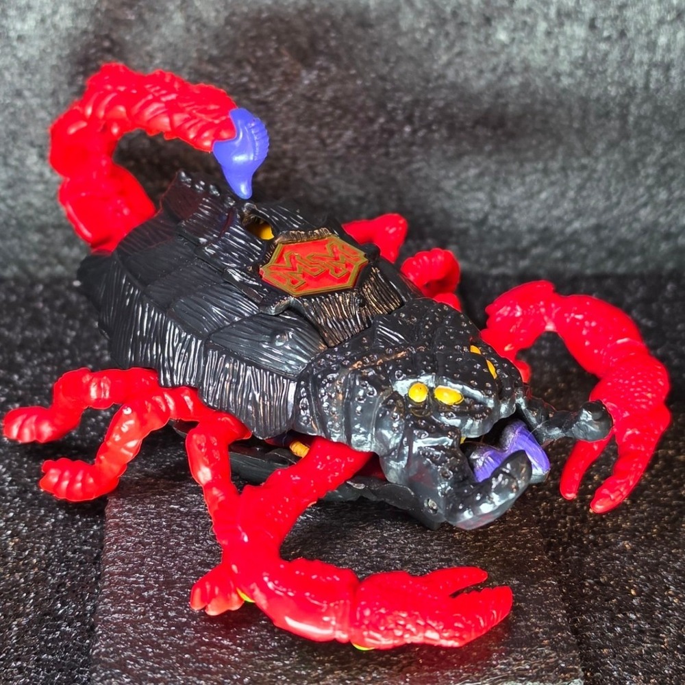 Vintage 1993 Mighty Max Doom Zone Scorpion Playset Bluebird Toys Black Red 90s